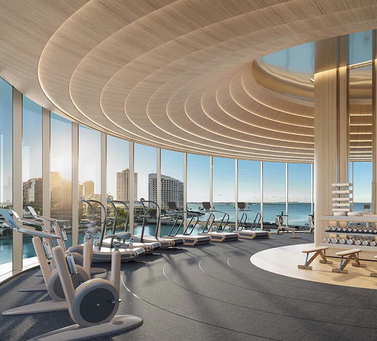 619 Brickell Gym & Pool Deck