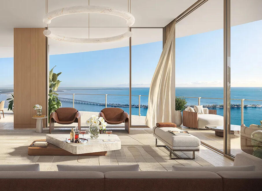 619 Brickell Residence Living Room